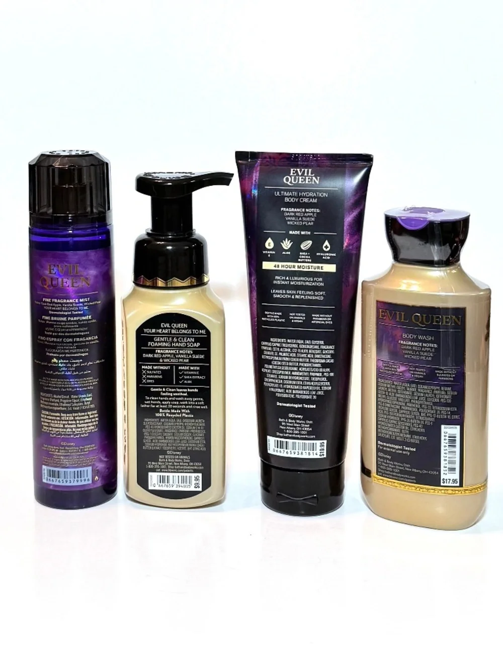 EVIL QUEEN Body Care Bundle 4 pk